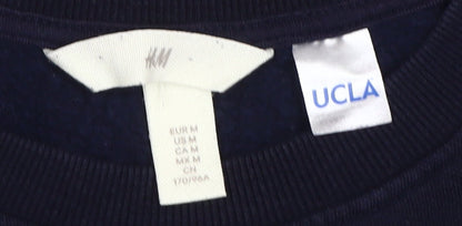 H&M Unisex Adults Black UCLA Pullover Sweatshirt M