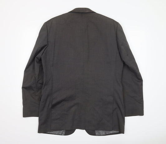Mens UK Size 40 Pierre Cardin Regular Grey Suit Jacket