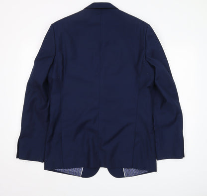 Mens UK Size 40 Cavani Regular Blue Suit Jacket