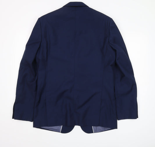 Mens UK Size 40 Cavani Regular Blue Suit Jacket