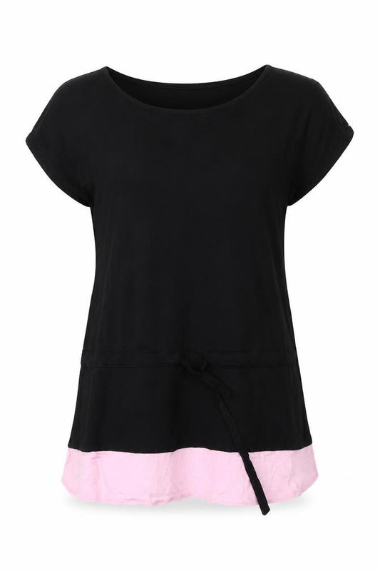 Womens UK Size S Armani Exchange Black Basic Tunic