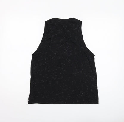 Unisex Adults UK Size S adidas Black Basic Tank