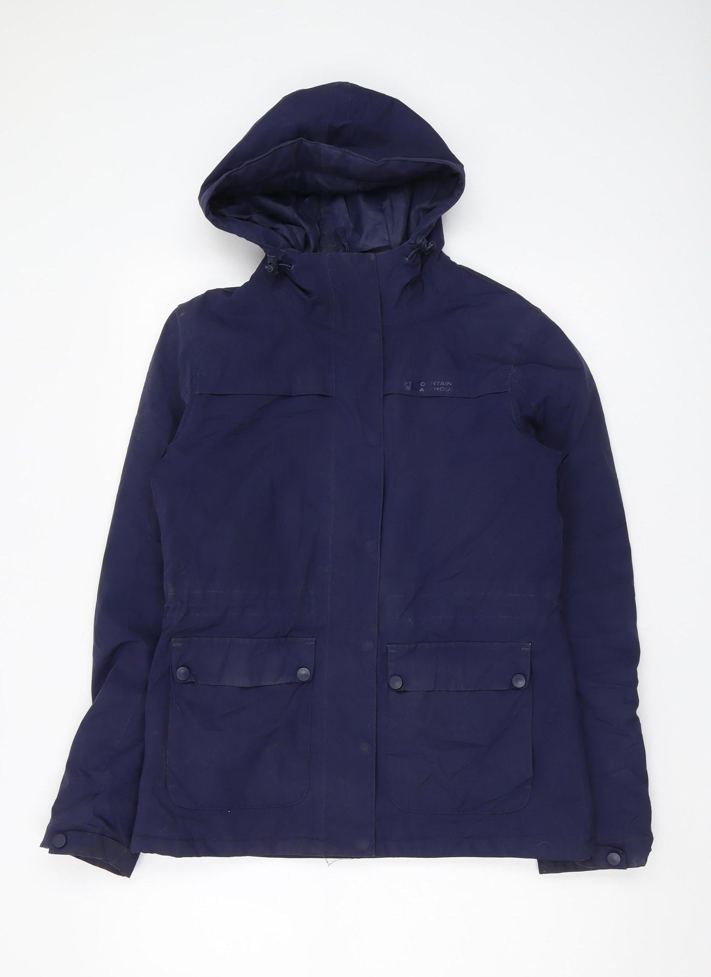 Mountain Warehouse Women's Blue Jacket Size 8 Waterproof