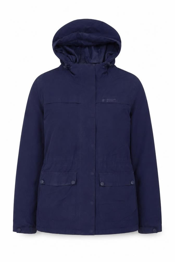Mountain Warehouse Women's Blue Jacket Size 8 Waterproof