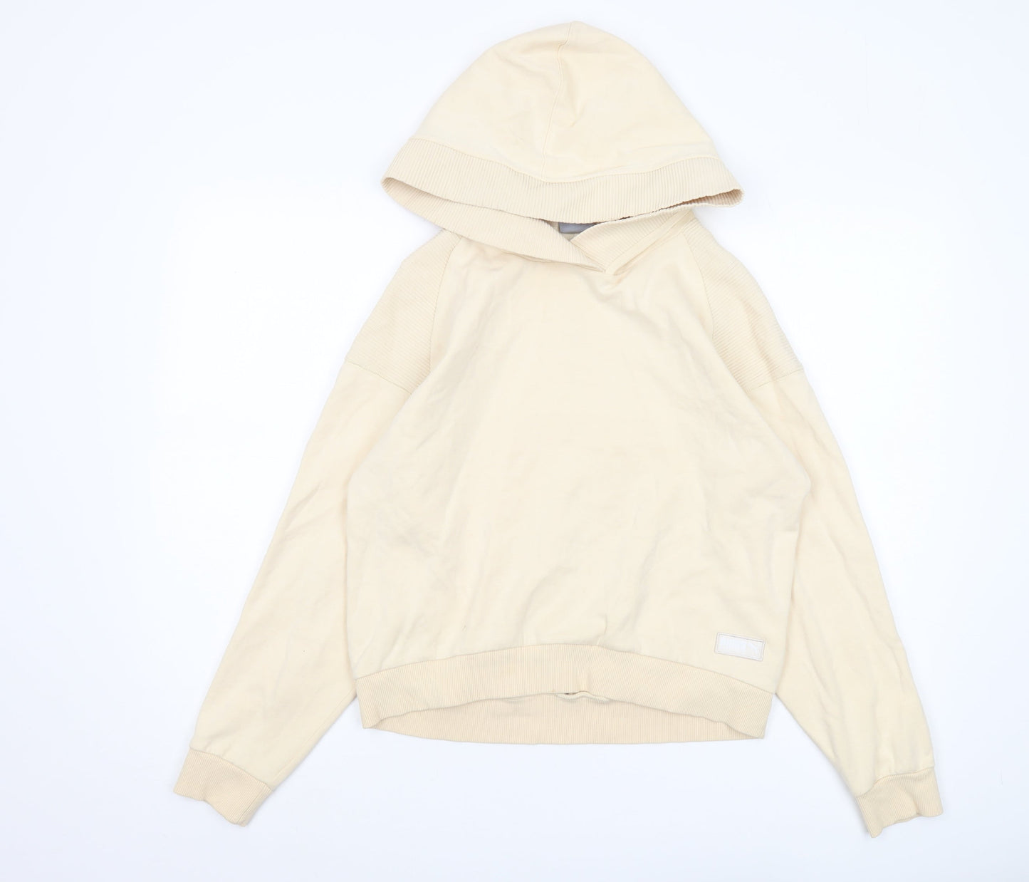 Puma Women's Beige Hoodie Pullover M Casual Style