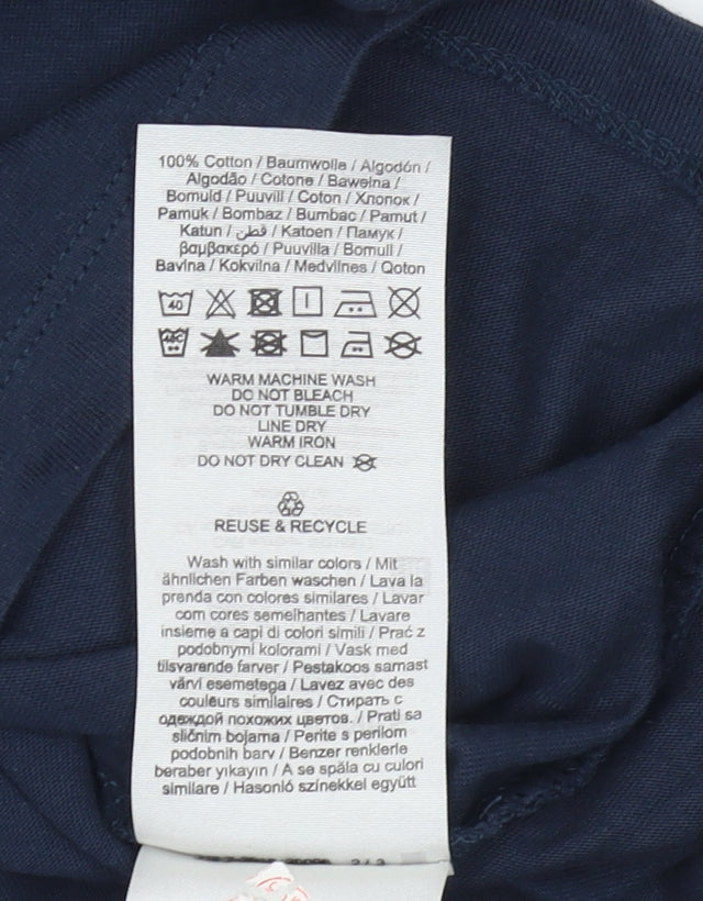 Mens UK Size S JACK & JONES Blue  T-Shirt