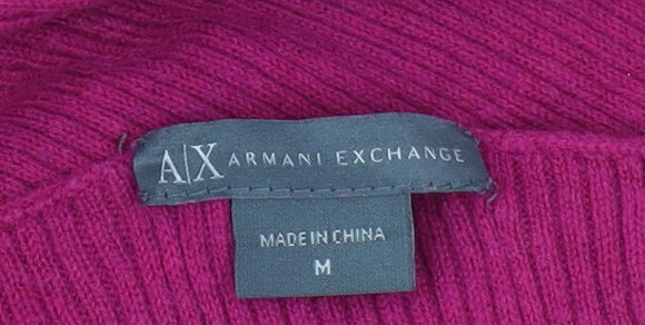 Womens UK Size M Armani Exchange Red Basic Tank