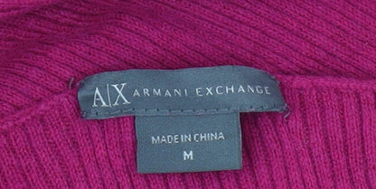 Womens UK Size M Armani Exchange Red Basic Tank