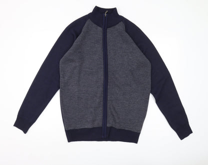Kangaroo Poo Men's Blue Full Zip Jumper M
