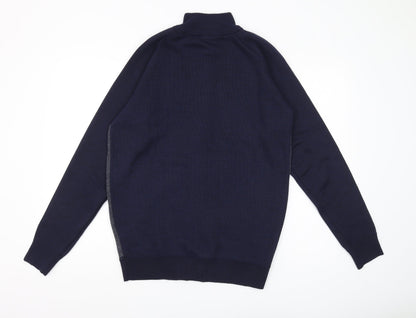 Kangaroo Poo Men's Blue Full Zip Jumper M