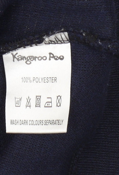 Kangaroo Poo Men's Blue Full Zip Jumper M
