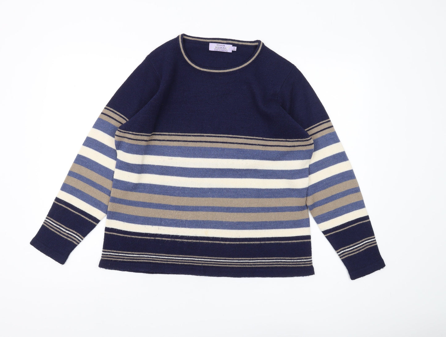 Honor Millburn Women's Multicoloured Striped Pullover