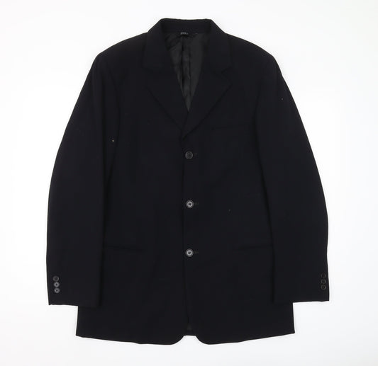 Mens UK Size 40 DKNY Regular Black Suit Jacket