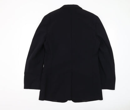 Mens UK Size 40 DKNY Regular Black Suit Jacket