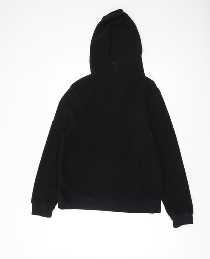 Womens UK Size XS Calvin Klein Black Pullover Hoodie