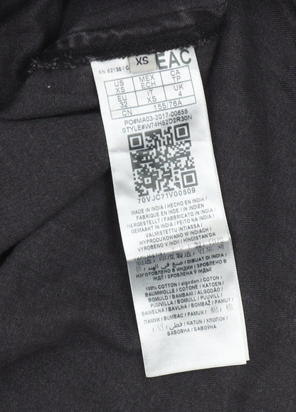 Guess Women's Black XS Button-Up Denim Shirt