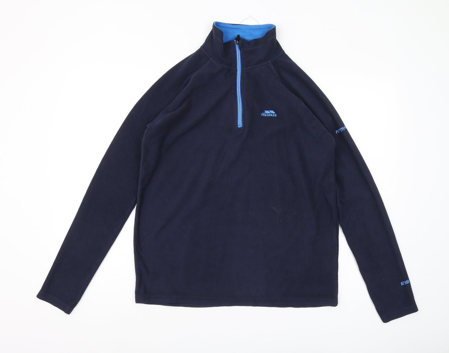 Trespass Men's Blue Fleece Sweatshirt XS 1/4 Zip