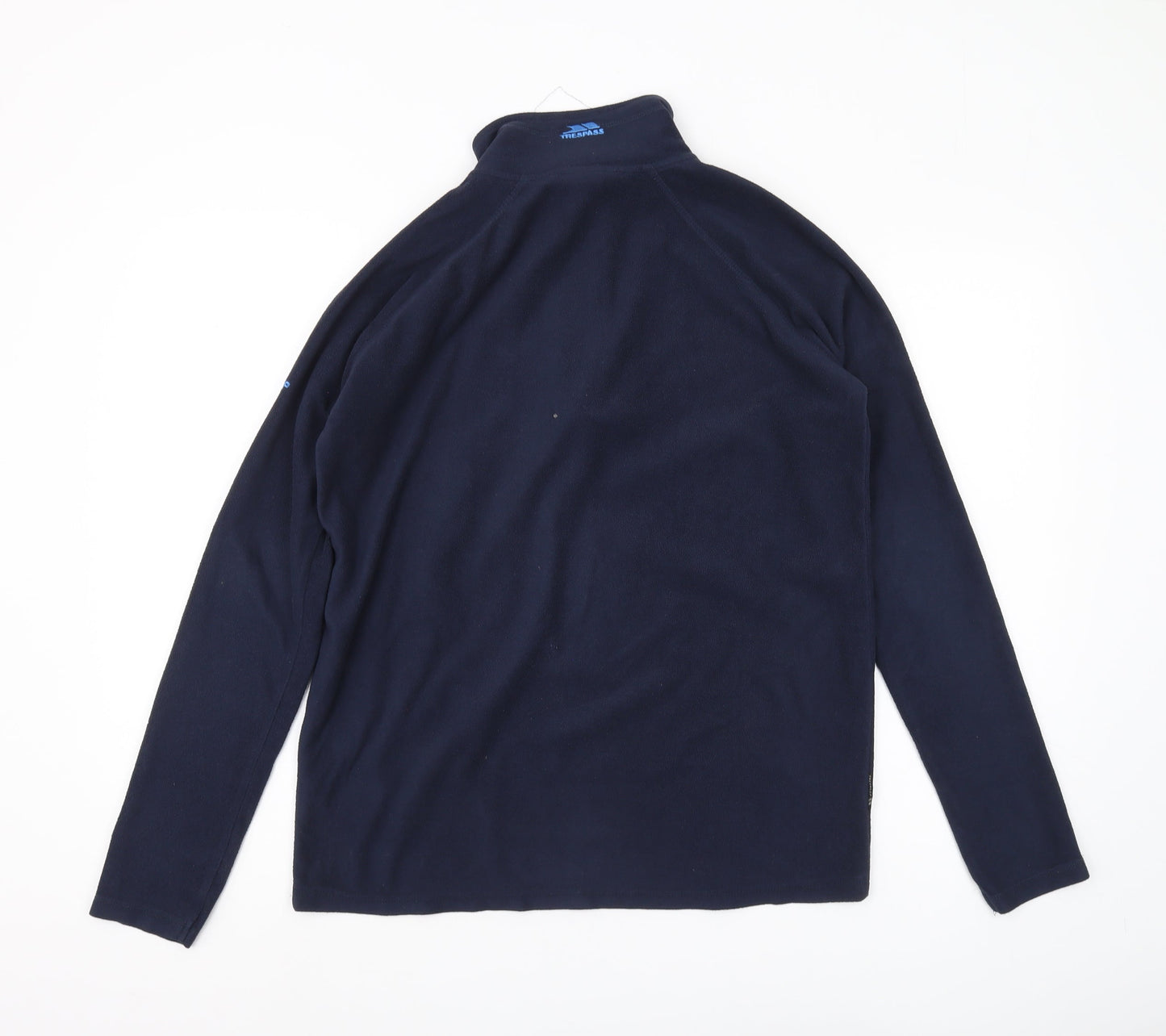 Trespass Men's Blue Fleece Sweatshirt XS 1/4 Zip