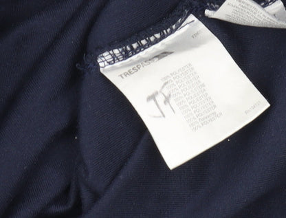 Trespass Men's Blue Fleece Sweatshirt XS 1/4 Zip