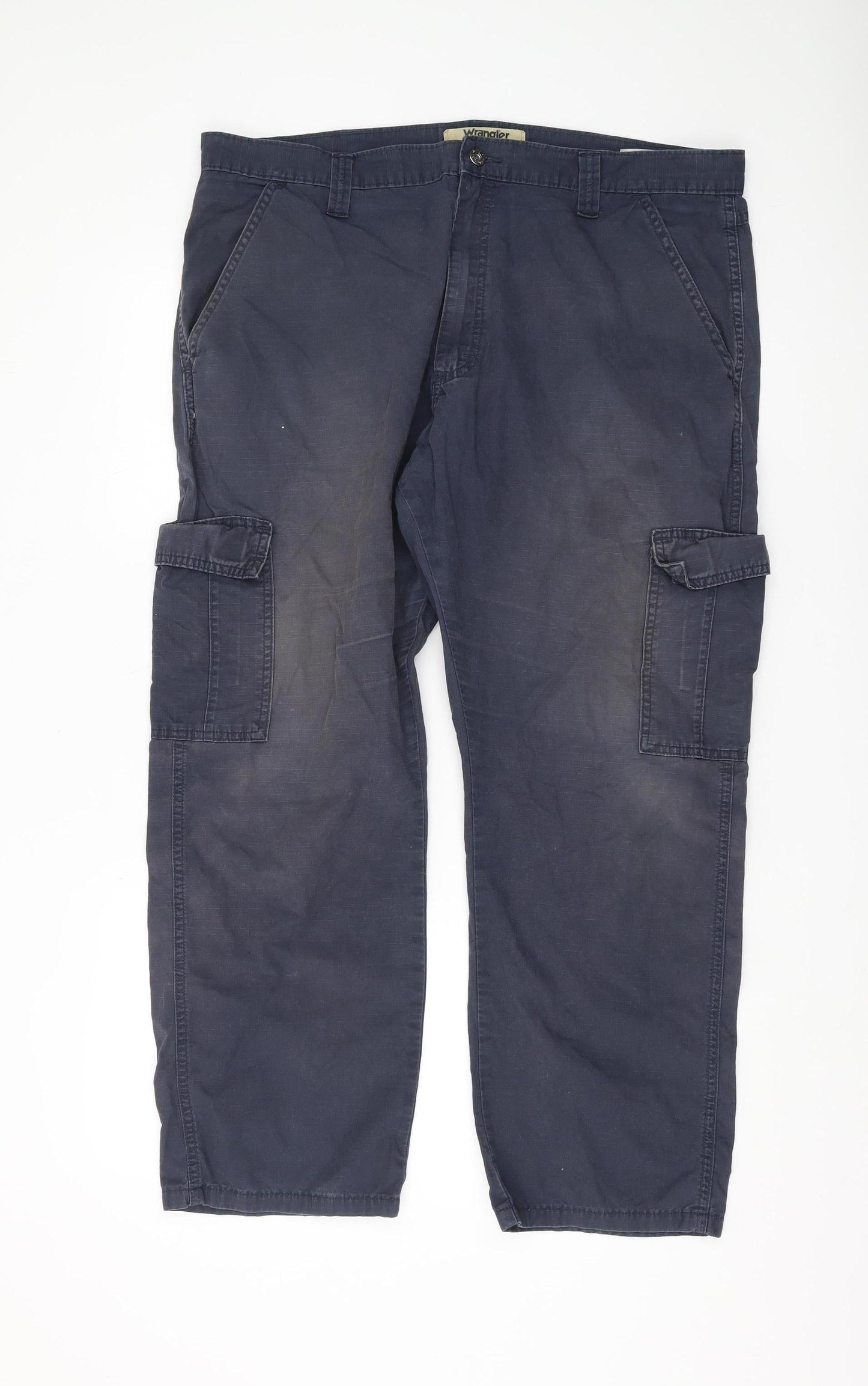 Wrangler Men's Black Cargo Trousers - Size 38