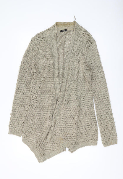 Womens UK Size M M&Co Beige Cardigan Jumper
