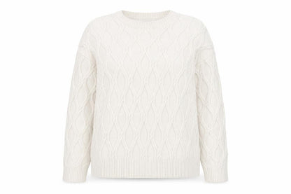Womens UK Size XL Marks and Spencer Ivory Pullover Jumper