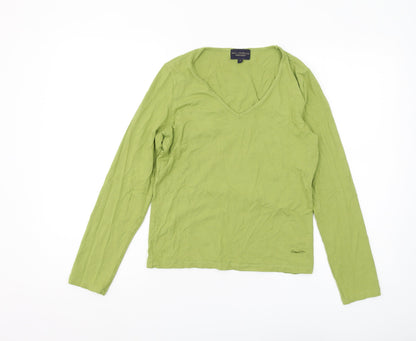 Womens UK Size 4 Paul Costelloe Dressage Green  T-Shirt