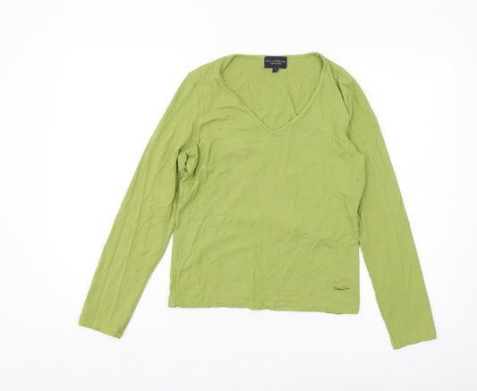 Womens UK Size 4 Paul Costelloe Dressage Green  T-Shirt
