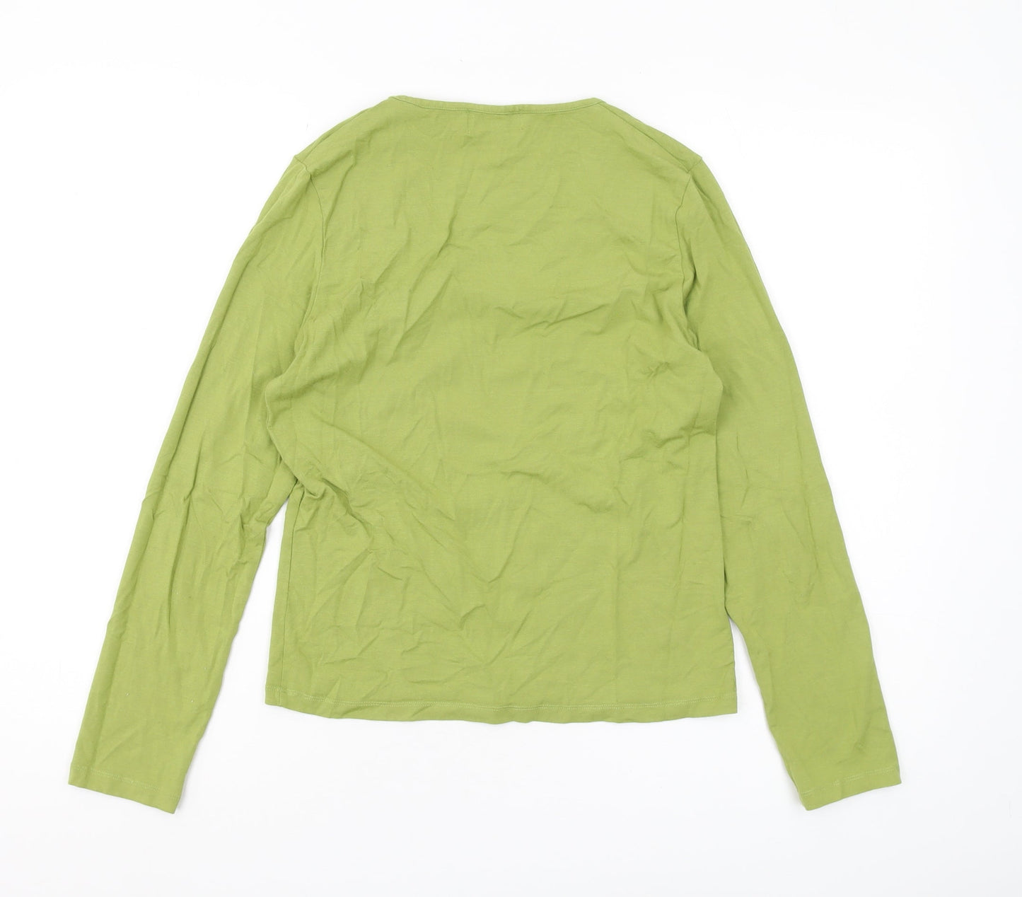 Womens UK Size 4 Paul Costelloe Dressage Green  T-Shirt