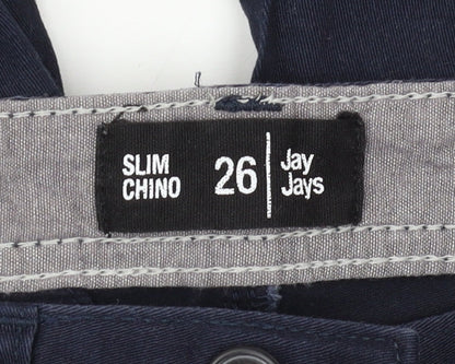 Jay Jays Men's Blue Slim Chino Trousers Size 26