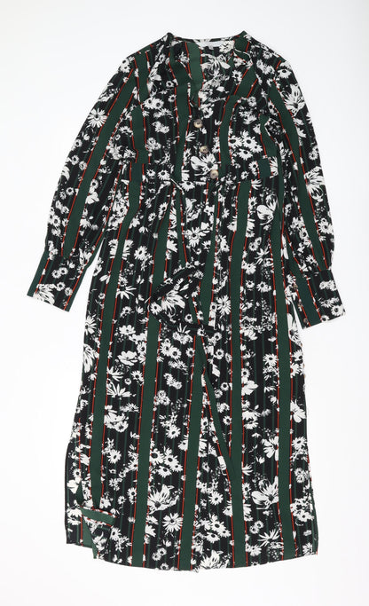 Red Herring Women's Multicoloured Midi Shirt Dress