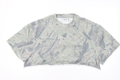 Unisex Adults UK Size L Weekday Green Cropped T-Shirt