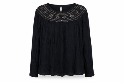 Womens UK Size 16 Marks and Spencer Black Basic Blouse