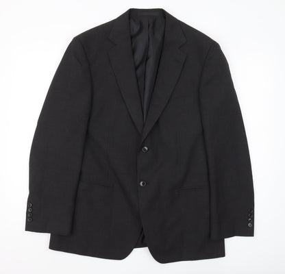 Mens UK Size 40 Marks and Spencer Regular Black Suit Jacket