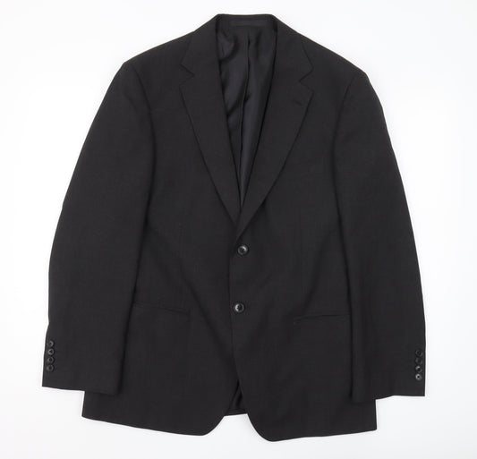 Mens UK Size 40 Marks and Spencer Regular Black Suit Jacket