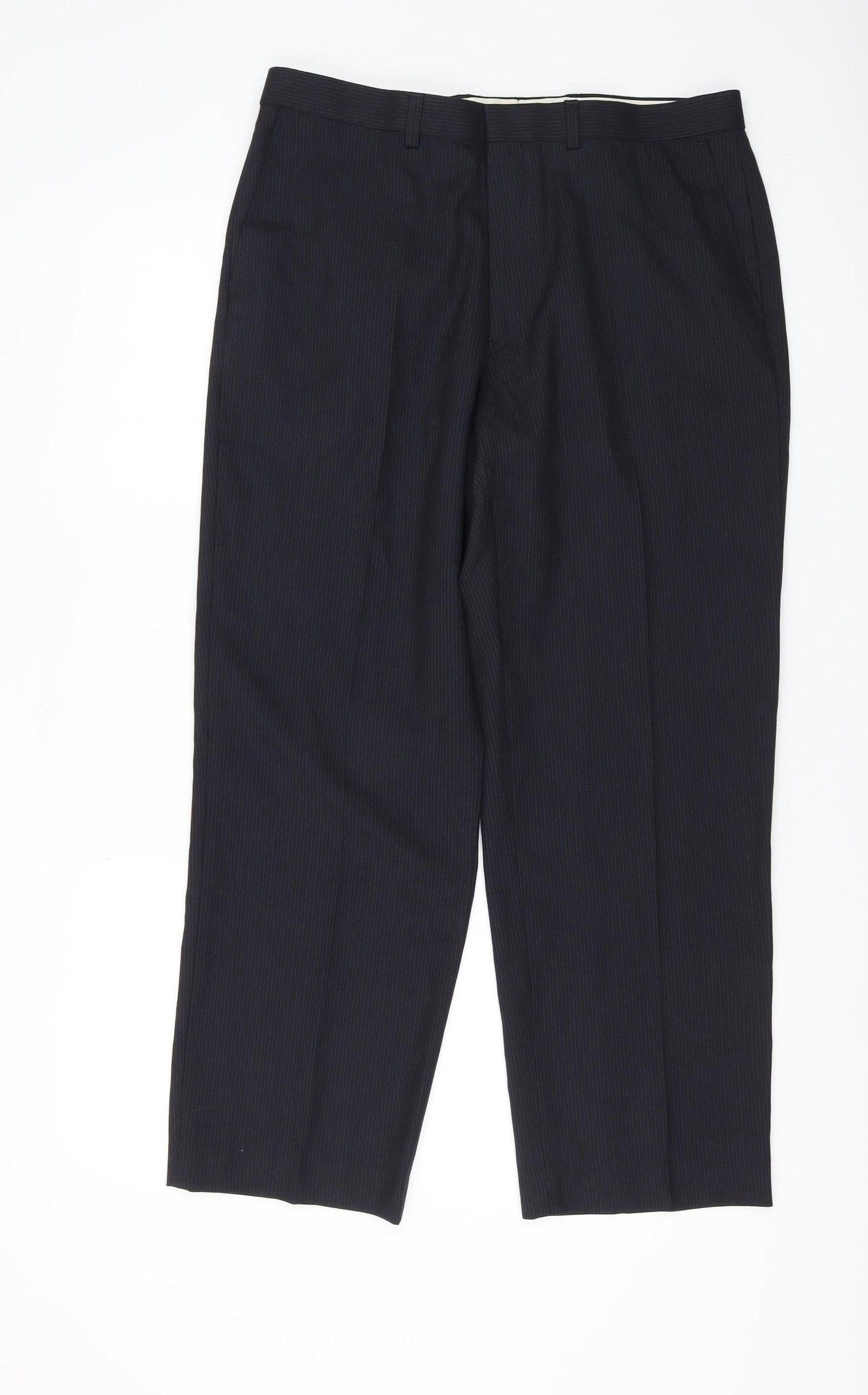 Marks and Spencer Men's Black Dress Pants 34 Regular