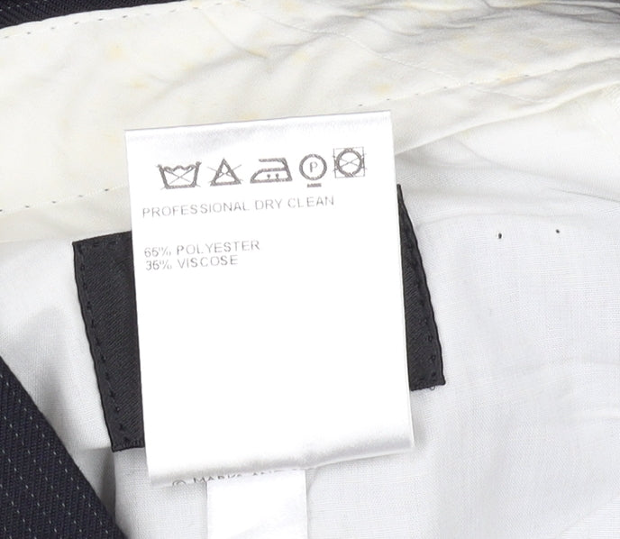 Marks and Spencer Men's Black Dress Pants 34 Regular