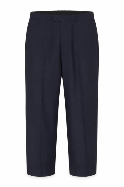 Mens UK Size L Marks and Spencer Regular Fit Formal Blue Trousers