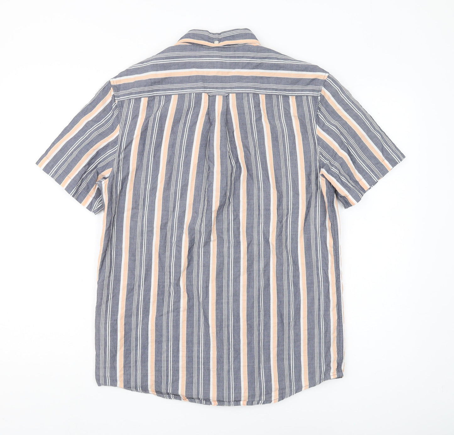 Farah Men's Black Striped Classic Medium Shirt