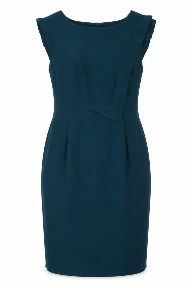 Marks and Spencer Women's Green Sheath Dress Size 8