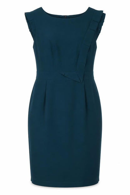 Marks and Spencer Women's Green Sheath Dress Size 8