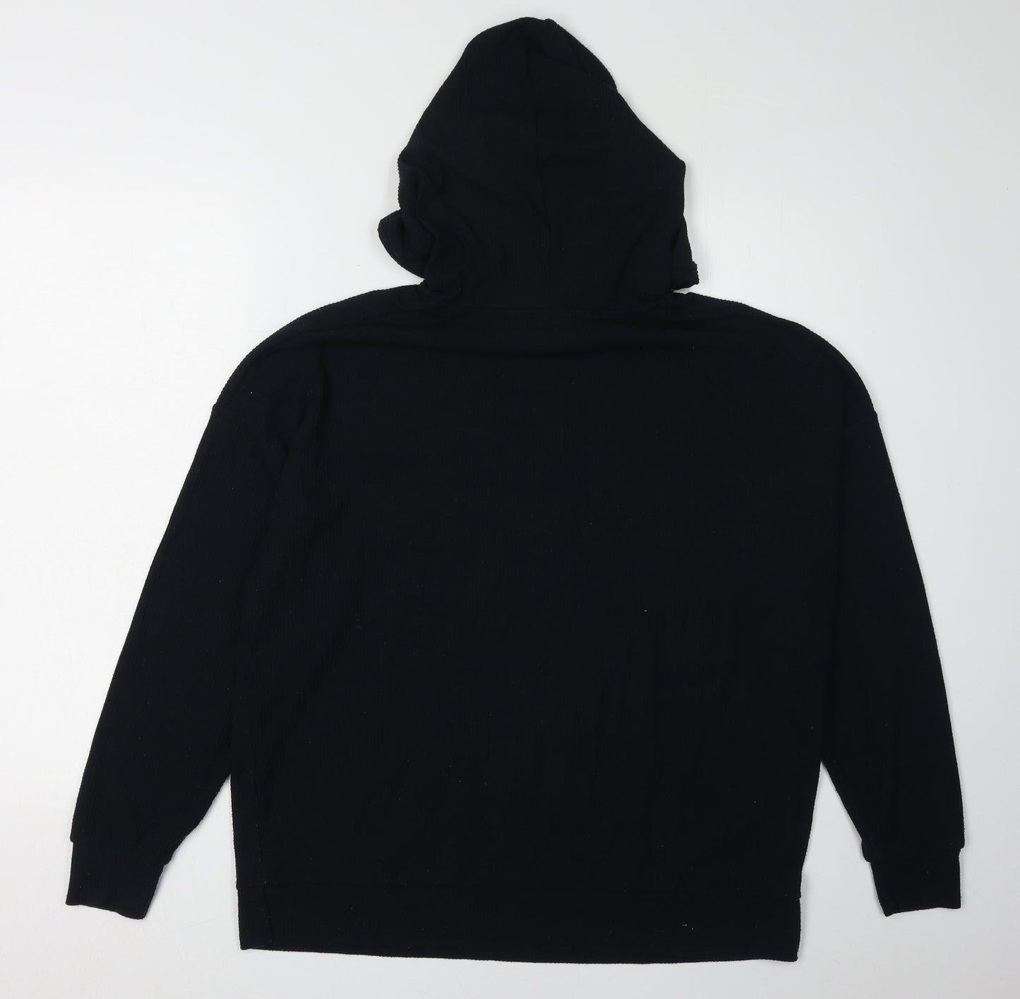 USA PRO Unisex Black Pullover Hoodie Size 10