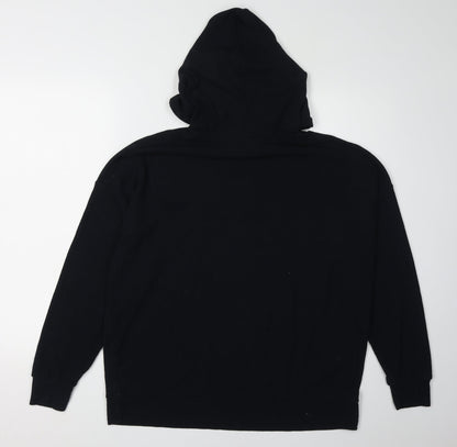 USA PRO Unisex Black Pullover Hoodie Size 10