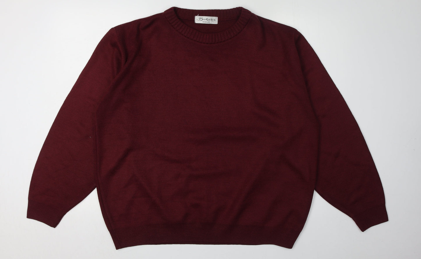 Berkertex Men's Medium Red Pullover Jumper