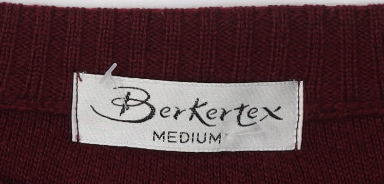 Berkertex Men's Medium Red Pullover Jumper