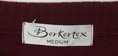 Berkertex Men's Medium Red Pullover Jumper