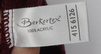 Berkertex Men's Medium Red Pullover Jumper