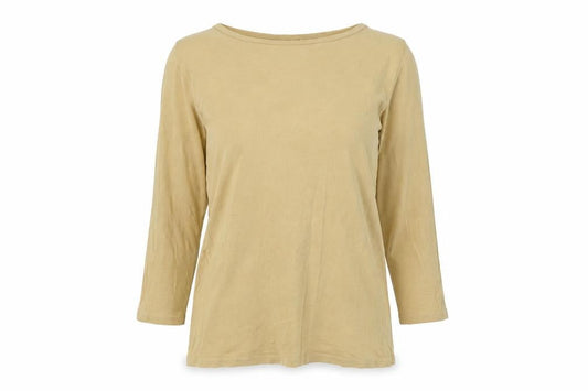 Womens UK Size UK 8 Fat Face Yellow Basic T-Shirt