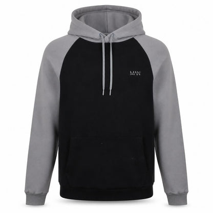 Mens UK Size S boohooMAN Black Pullover Hoodie