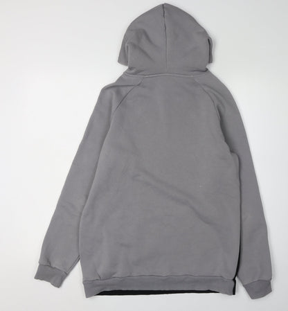 Mens UK Size S boohooMAN Black Pullover Hoodie